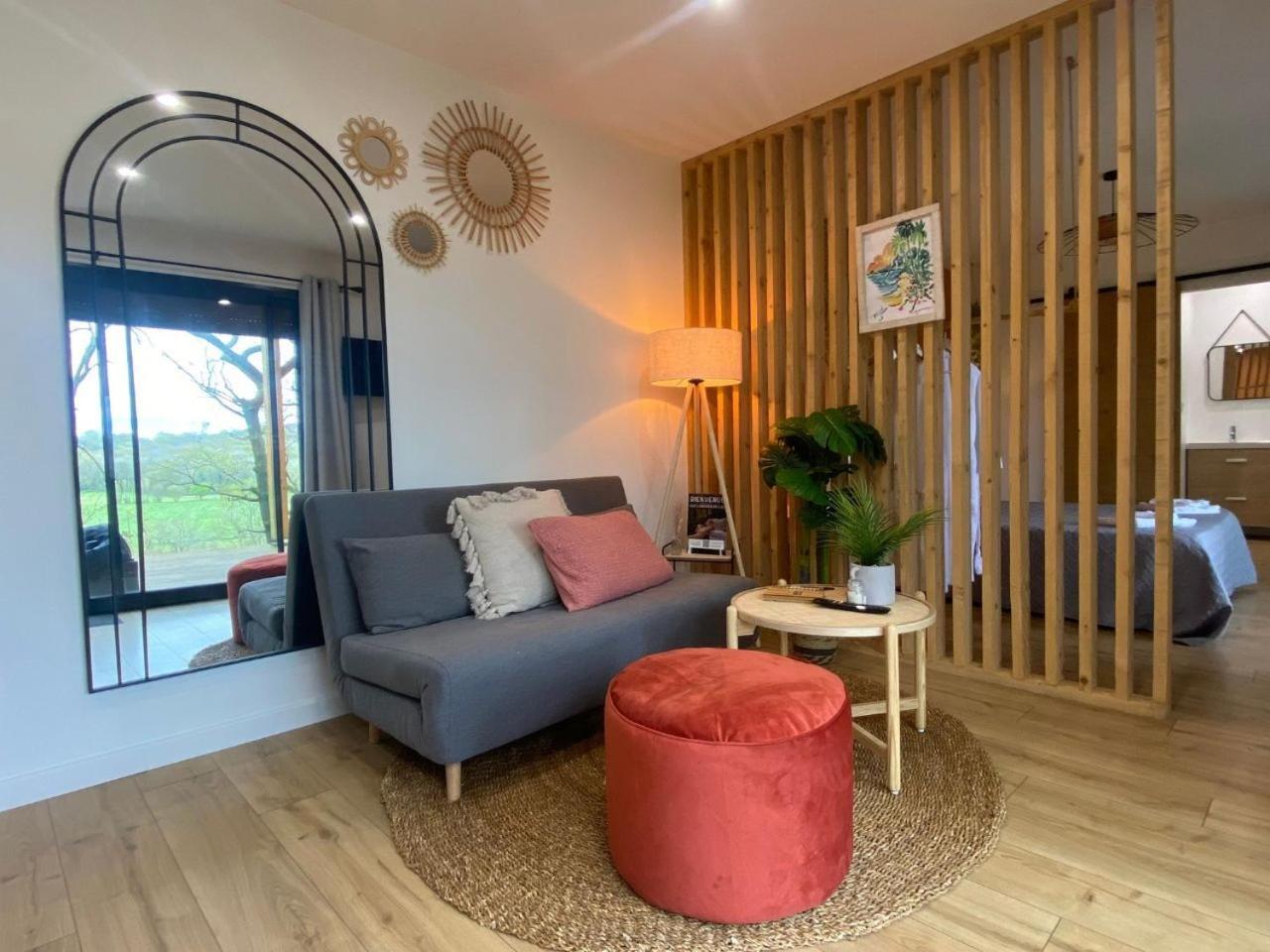 Les Cabanes Du Lac - Spa - Petit Dejeune - Cabane Du Frene & Cabane Du Chene Premium Sevignacq 객실 사진